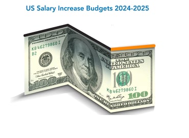 Infographic: US Salary Increase Budgets 2024-2025